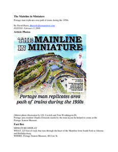 The Mainline in Miniature