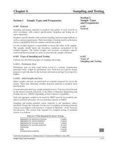 Chapter 6, Section 1 Sample Types and Frequencies.indd