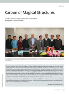 SPECTRUM  Carbon of Magical Structures CAS/MPG Partner Group on Carbon-Rich Nanomaterials Beijing-Mainz, [removed]–[removed]