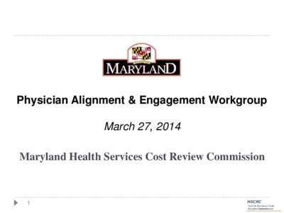 State of Maryland  Model Testing Approach
