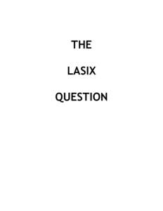 THE LASIX QUESTION What is exercise-induced pulmonary hemorrhage? A horse affected by EIPH--a bleeder--suffers from ruptured blood vessels in the lungs during the