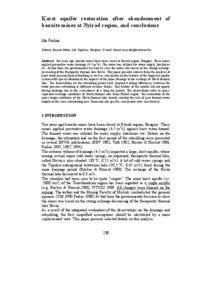 ABANDONMENT OF KINCSES BAUXITE MINE CONNECTED WITH A WATER SUPPLY PLANT—PROFESSIONAL AND PUBLIC ACCEPTANCE ASPECTS