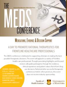 THE  MEDS Presented by the College of Medicine- Division of CPD and the College of Pharmacy