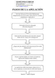 Spanish - Steps of Appeal Flowchart