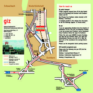 Schwalbach  Niederhöchstadt How to reach us By public transport