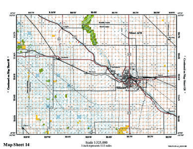 Geography of the United States / Minot /  North Dakota / Des Lacs /  North Dakota / Mountrail County /  North Dakota / Î / Minot Air Force Base / Ward County /  North Dakota / Geography of North Dakota / Minot micropolitan area / North Dakota