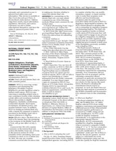 Federal Register / Vol. 77, No[removed]Thursday, May 31, [removed]Rules and Regulations automatic and customized access to selected food safety news and information. This service is available at http://www.fsis.usda.gov/New