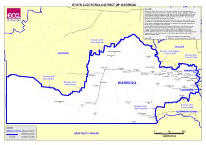 STATE STATE ELECTORAL ELECTORAL DISTRICT DISTRICT OF OF WARREGO WARREGO