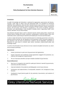 Pisa	
  Declaration	
  	
  	
  	
  	
  	
  	
  	
  	
  	
  	
  	
  	
  	
  	
  	
  	
  	
  	
  	
  	
  	
  	
  	
  	
  	
  	
  	
  	
  	
  	
  	
  	
  	
  	
  	
  	
  	
  	
  	
  