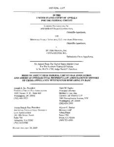 [removed], -1347  IN THE UNITED STATES COURT OF APPEALS FOR THE FEDERAL CIRCUIT CARDIAC PACEMAKERS, INC.