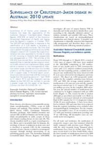 Biology / Creutzfeldt–Jakob disease / Bovine spongiform encephalopathy / Fatal familial insomnia / Prion / Scrapie / Protease-sensitive prionopathy / Transmissible spongiform encephalopathies / Health / Medicine