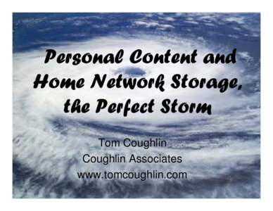 Microsoft PowerPoint - The Perfect Storm, [removed]ppt