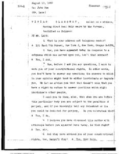 August 10, 1950 IFG-l Glassman  Re: John Doe