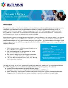 Business / Microsoft BizTalk Server / Business process management / Workflow / Service-oriented architecture / Orchestration / Enterprise application integration / Software architecture / Information technology management