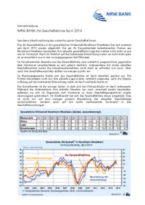 NRW.BANK.ifo-Index - Schnellmeldung