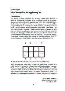 Eka Roivainen  A Brief History of the Wartegg Drawing Test