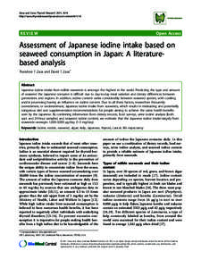 Zava and Zava Thyroid Research 2011, 4:14 http://www.thyroidresearchjournal.com/contentREVIEW  Open Access