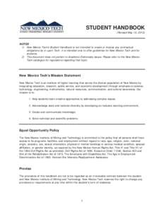 Microsoft Word - Student Handbook 2013.doc