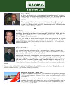 Patrick C. Herlihy Mr. Herlihy was confirmed by the Governor and Executive Council as Director of Aeronautics, Rail and Transit at the Department of Transportation on June 20, 2012. He oversees all aviation, transit (bot