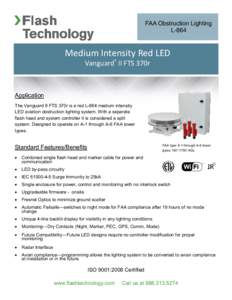 FAA Obstruction Lighting L-864 Medium Intensity Red LED Vanguard® II FTS 370r