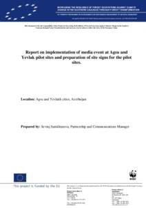 INCREASING THE RESILIENCE OF FOREST ECOSYSTEMS AGAINST CLIMATE CHANGE IN THE SOUTHERN CAUCASUS THROUGH FOREST TRANSFORMATION EC THEMATIC PROGRAMME ON ENVIRONMENT AND SUSTAINABLE MANAGEMENT OF NATURAL RESOURCES EuropeAid/