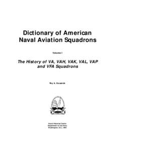 [removed]Prelim Pgs[removed]:34 AM Page i  (Black plate) Dictionary of American Naval Aviation Squadrons