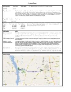 Project Sheet Project Number: RC08GDOT ID: