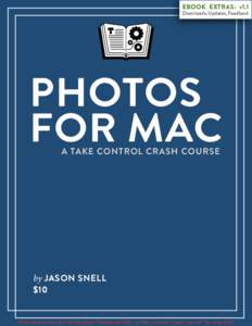 Photos for Mac: A Take Control Crash CourseSAMPLE