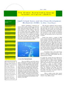 FallThe Global Sustainable Energy Islands Initiative (GSEII)