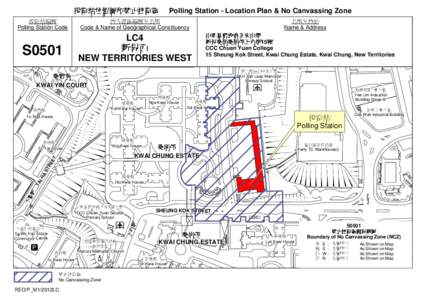 Polling Station - Location Plan & No Canvassing Zone  ^ ^ ^