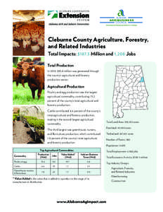 Cleburne.CO.Impact statement.2012.al map