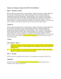 Microsoft Word - Summary of[removed]Box Rule Changes