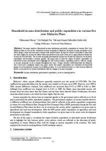 Political geography / Malaysia / Distribution of wealth / Socioeconomics / Malaysian New Economic Policy / International relations / Second Malaysia Plan / Economic inequality / Economic planning / Affirmative action / Income distribution