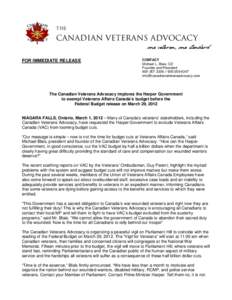 Government / Politics of Canada / Veterans Affairs Canada / Veteran / Stephen Harper