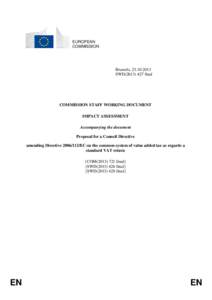 EUROPEAN COMMISSION Brussels, [removed]SWD[removed]final