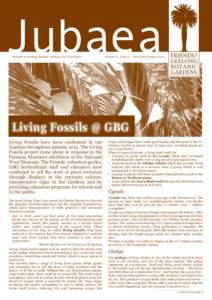 Friends of Geelong Botanic Gardens Inc Newsletter   Volume 13 Issue 3 June/July/August 2013