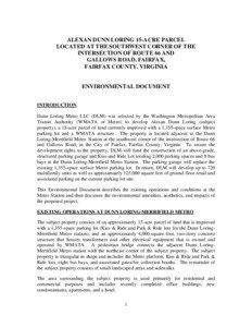 ALEXAN DUNN LORING  5-ACRE PARCEL LOCATED AT THE SOUTHWEST CORNER OF THE INTERSECTION OF ROUTE 66 AND GALLOWS ROAD, FAIRFAX, FAIRFAX COUNTY, VIRGINIA