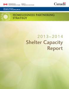 2013–2014  Shelter Capacity Report  2013–2014