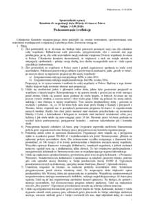Władysławowo, 15.10.2010r  Sprawozdanie z pracy Komitetu d/s organizacji zlotu 30-lecia Al-Anon w Polsce Sielpia2010r.