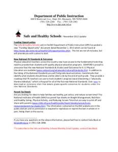 Health education / Healthcare in the United States / American Alliance for Health /  Physical Education /  Recreation and Dance / National Dance Association