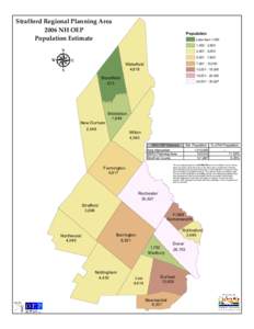 Strafford Regional Planning Area 2006 NH OEP Population Estimate Population