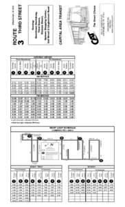 INFORMATION: www.cattransit.com 901 N. CAMERON ST. HARRISBURG PA 17101