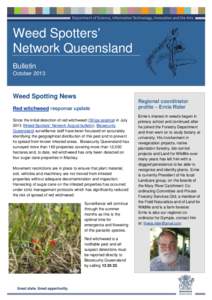 October 2013—Weed Spotters’ Network Queensland Bulletin