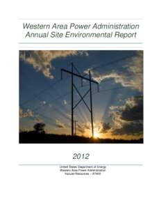 Annual Site Environmental Report