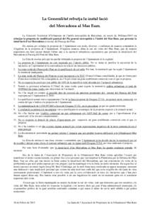 Nota informativa final Mercadona