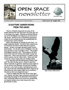 OPEN SPACE  newsletter A Quarterly Newsletter of the Open Space Division and the Open Space Alliance