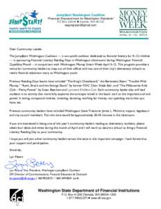 Financial literacy / Susan Beacham / Jump start / Sheila Bair / Money Smart / Washington / Finance / Economics / Education / Year of birth missing / Jump$tart Coalition for Personal Financial Literacy / Lynnette Khalfani-Cox