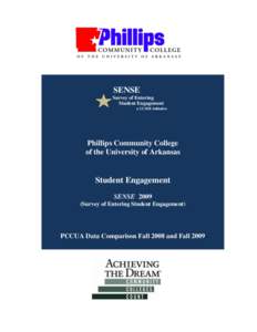SENSE Survey of Entering Student Engagement a CCSSE Initiative  Phillips Community College