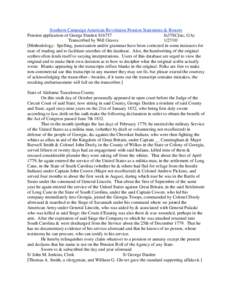 United States / George Darden / Siege of Savannah / Andrew Pickens / Militia / Cherokee / Southern United States / Georgia / John Dooly / Georgia (U.S. state) in the American Revolution