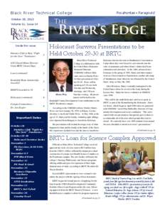 Black River Technical College October 28, 2013 The  Volume 11, Issue 14